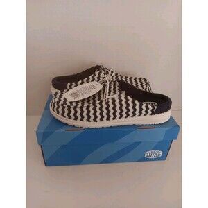 Hey Dude NIB Women’s Sz 10 Wendy Slip On Terry Stripe Navy Stripe Wendy